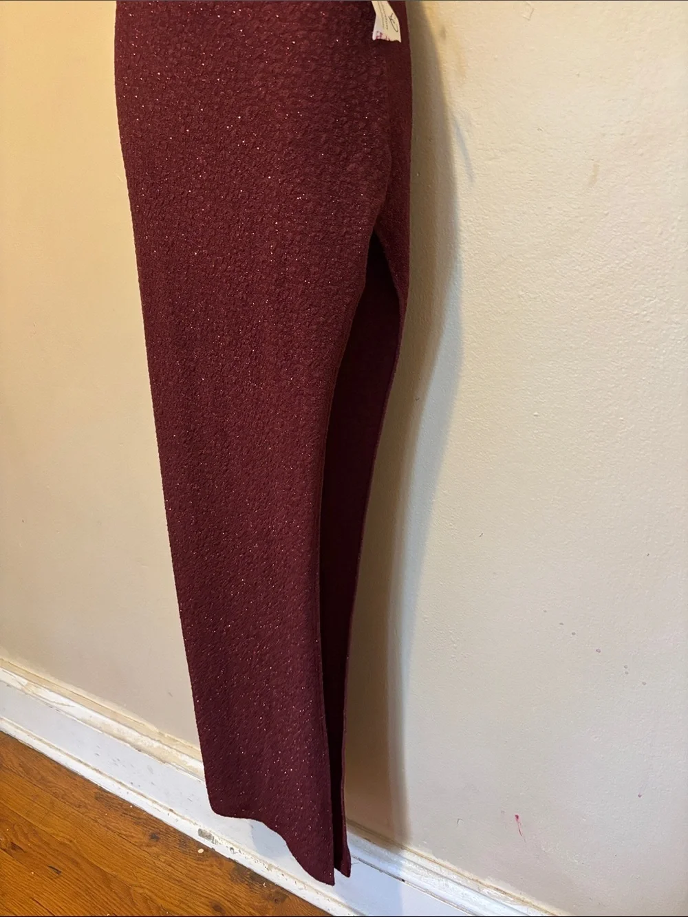 Windsor Sparkle Maxi Skirt in Burgundy